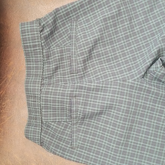 #R - Hollister Women Ultra High Rise Plaid Pants Blue Green Black Size S - Picture 6 of 11